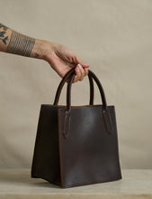 Load image into Gallery viewer, Leather Dock Bag- Petite Brown Latigo