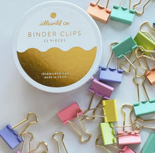 Load image into Gallery viewer, Binder Clips | Pastel Rainbow