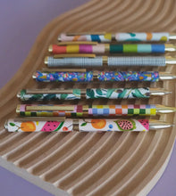 Load image into Gallery viewer, Rainbow Check Ballpoint Luxe Pen