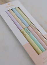 Load image into Gallery viewer, Pastel Lights Duo Tone Slim Pen- Set of Four