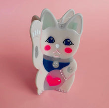 Load image into Gallery viewer, Maneki Lucky Cat - Hair Claw