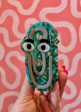 Load image into Gallery viewer, Sir Paperclip- Hair Claw