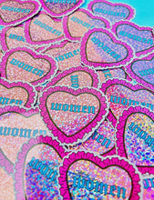 Load image into Gallery viewer, Heart Women Glitter Sticker