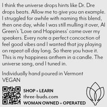 Load image into Gallery viewer, Love + Happiness- Hand Poured Soy Candle