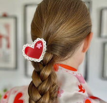 Load image into Gallery viewer, Laced Hearts - Hair Claw