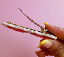 Load image into Gallery viewer, Laced Hearts - Hair Clip