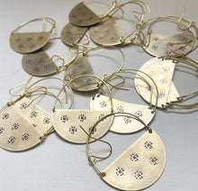 Load image into Gallery viewer, Big Quilt Earrings