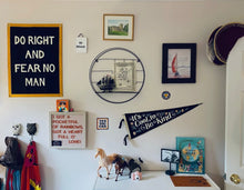 Load image into Gallery viewer, Do Right and Fear No Man Camp Flag- Banner