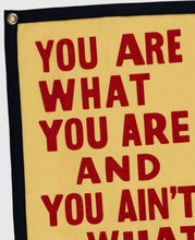 Load image into Gallery viewer, You Are What You Are Camp Flag - Banner