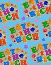 Load image into Gallery viewer, Eat the Rich- Glitter Sticker