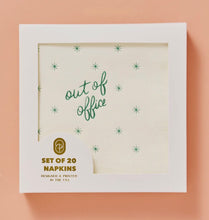 Load image into Gallery viewer, Out of Office Cocktail- Napkin Set