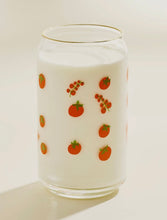 Load image into Gallery viewer, Tomato Gold Rimmed- Soda Can Glass