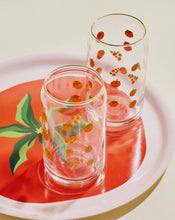 Load image into Gallery viewer, Tomato Gold Rimmed- Soda Can Glass
