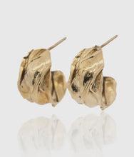 Load image into Gallery viewer, Eureka Chunky Gold Hoop Earrings