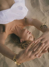 Load image into Gallery viewer, Nova Gold Cuff Bracelet