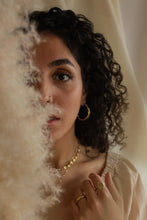 Load image into Gallery viewer, Braided Golden Hoops