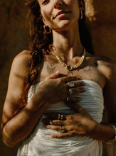 Load image into Gallery viewer, Golden Rectangle Hoops