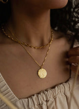 Load image into Gallery viewer, Silva Gold Coin Necklace