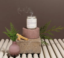 Load image into Gallery viewer, Meditation (Palo Santo & Black Cedar) Glass Jar Candle