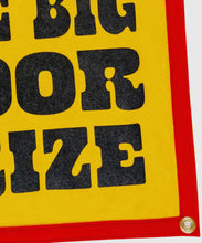 Load image into Gallery viewer, We're the Big Door Prize Camp Flag • John Prine X Oxford Pennant