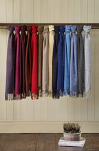 Load image into Gallery viewer, Luxury Scarlet Merino Lambswool Scarf