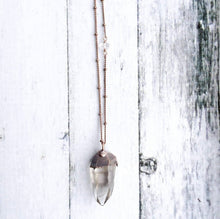 Load image into Gallery viewer, 24" Copper Raw Crystal and Herkimer Diamond- Necklace - Good Judy (.com)