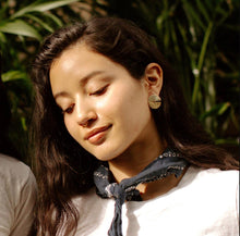 Load image into Gallery viewer, Bolu - Brass Stamped Earrings - Good Judy (.com)