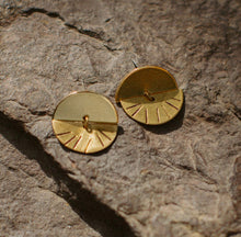 Load image into Gallery viewer, Bolu - Brass Stamped Earrings - Good Judy (.com)
