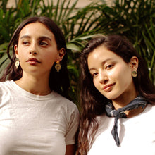 Load image into Gallery viewer, Bolu - Brass Stamped Earrings - Good Judy (.com)