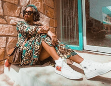 Load image into Gallery viewer, Braided Velvet Headband - Smaller Version, Color: Denim - Good Judy (.com)