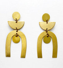 Load image into Gallery viewer, Brass Earrings No. 8 - Good Judy (.com)