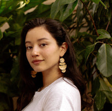 Load image into Gallery viewer, Cesme - Brass Stamped Earrings - Good Judy (.com)