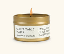 Load image into Gallery viewer, Coffee Table Book (Vetiver & Grapefruit) - Travel Tin Candle - Good Judy (.com)