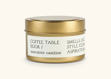 Load image into Gallery viewer, Coffee Table Book (Vetiver & Grapefruit) - Travel Tin Candle - Good Judy (.com)