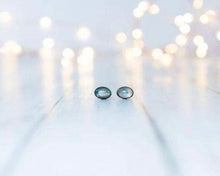 Load image into Gallery viewer, Labradorite Stud Earrings - Good Judy (.com)