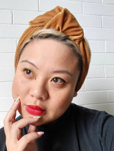 Load image into Gallery viewer, Miri in Golden Velvet- Headwrap - Good Judy (.com)