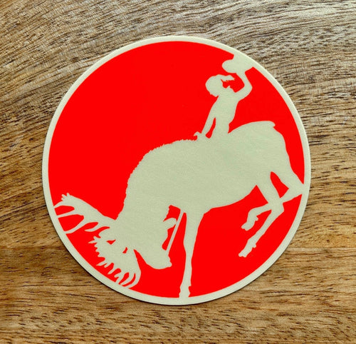 Moose Rodeo- funny sticker - Good Judy (.com)