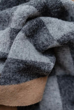 Load image into Gallery viewer, Oversized Lambswool Scarf- in Checkerboard Jacquard - Good Judy (.com)