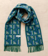 Load image into Gallery viewer, Oversized Lambswool Scarf- in Houndstooth Jacquard - Good Judy (.com)