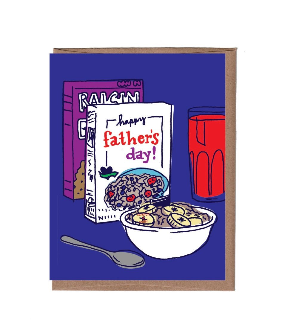Scratch & Sniff Cereal Father's Day- Greeting Card - Good Judy (.com)