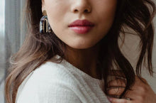 Load image into Gallery viewer, Stacked Arch Earrings- Blond Tortoise - Good Judy (.com)