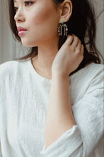 Load image into Gallery viewer, Stacked Arch Earrings- Mineral - Good Judy (.com)