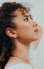 Load image into Gallery viewer, Sunburst Bar Earrings- 2 inch - Good Judy (.com)