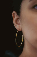 Load image into Gallery viewer, Sunburst Hoop Earrings- Medium - Good Judy (.com)
