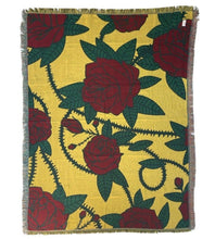 Load image into Gallery viewer, Thorny Rose- Woven Blanket - Good Judy (.com)
