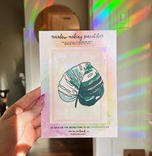 Load image into Gallery viewer, Variegated Monstera -Suncatcher Window Decal - Good Judy (.com)