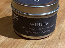 Load image into Gallery viewer, Winter -Travel Size Hand Poured Soy Candle - Good Judy (.com)