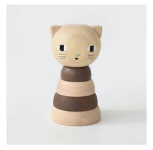 Load image into Gallery viewer, Wood Stacker- Cat - Good Judy (.com)
