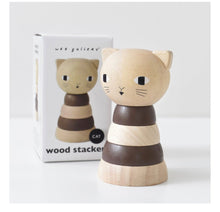 Load image into Gallery viewer, Wood Stacker- Cat - Good Judy (.com)