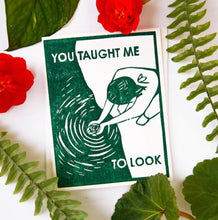 Load image into Gallery viewer, You Taught Me To Look- Mother and Father Card - Good Judy (.com)